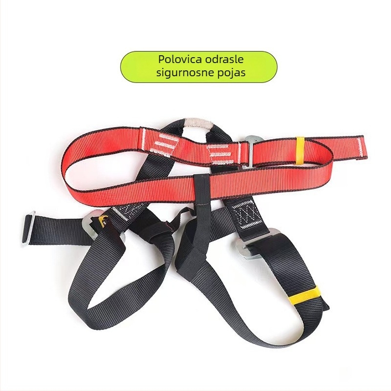Dječje penjačko opremanje za penjanje po drvetu i stijeni s 1 remenom i 3 nosivim točkama, namijenjeno predškolskom tjelesnom odgoju