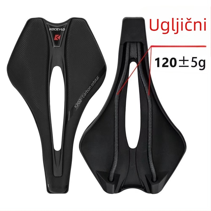 Sjedalo za bicikl KOCEVLO KP02 od karbonskih vlakana – 3D ispisano, ultra lagano, univerzalno