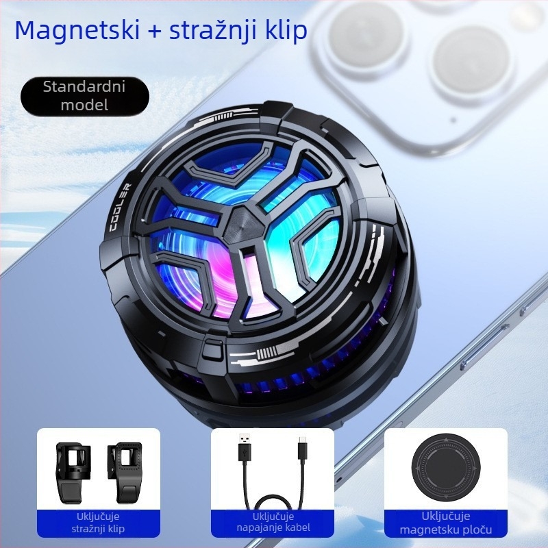 LZ-F26 hladnjak za mobitel s magnetskim držačem, 60 g, 10 W, Type-C, ABS aluminijska legura