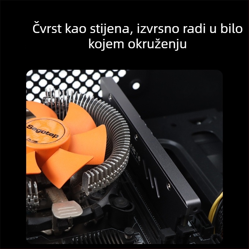 RAM hladnjak DDR3/DDR4/DDR5 — aluminij, tih način hlađenja, veličina 14.5 mm