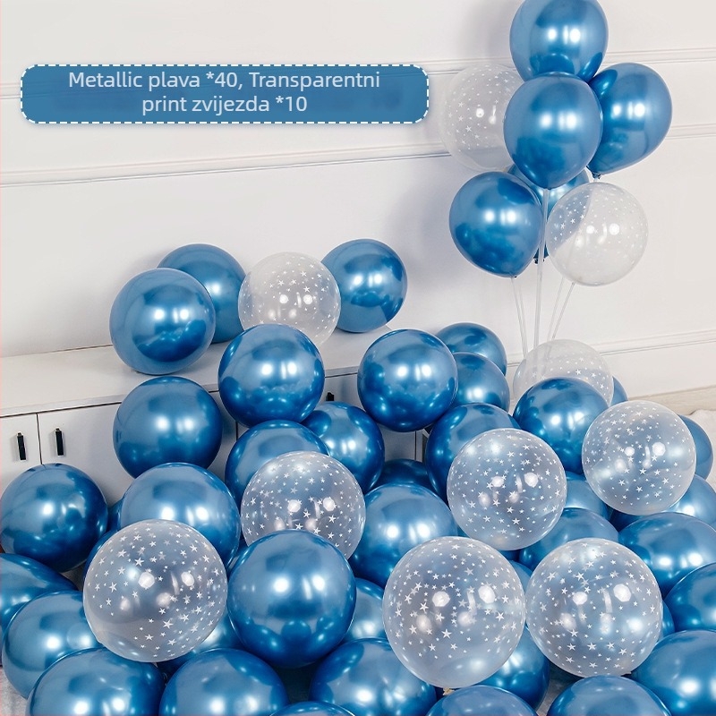 Hi Rui latex baloni za blagdane, okruglog oblika, bez logotipa, pogodni za Božić, Dan zaljubljenih, proljetni festival