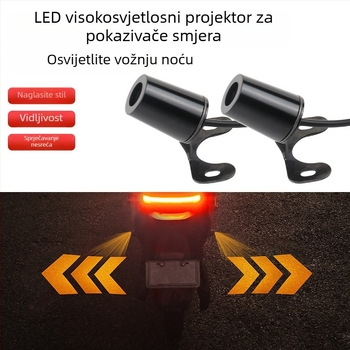 Motociklistička LED svjetla s anđelovim krilima — svjetlo dobrodošlice, univerzalna kompatibilnost, projekcijska strelica, atmosfersko dekorativno svjetlo; model Mks-0098, 3W, 9V, 0.2A