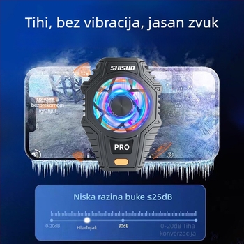 Shisuo termoelektrični stražnji klips hlađenje za mobilne telefone i tablete — Model X1-pro
