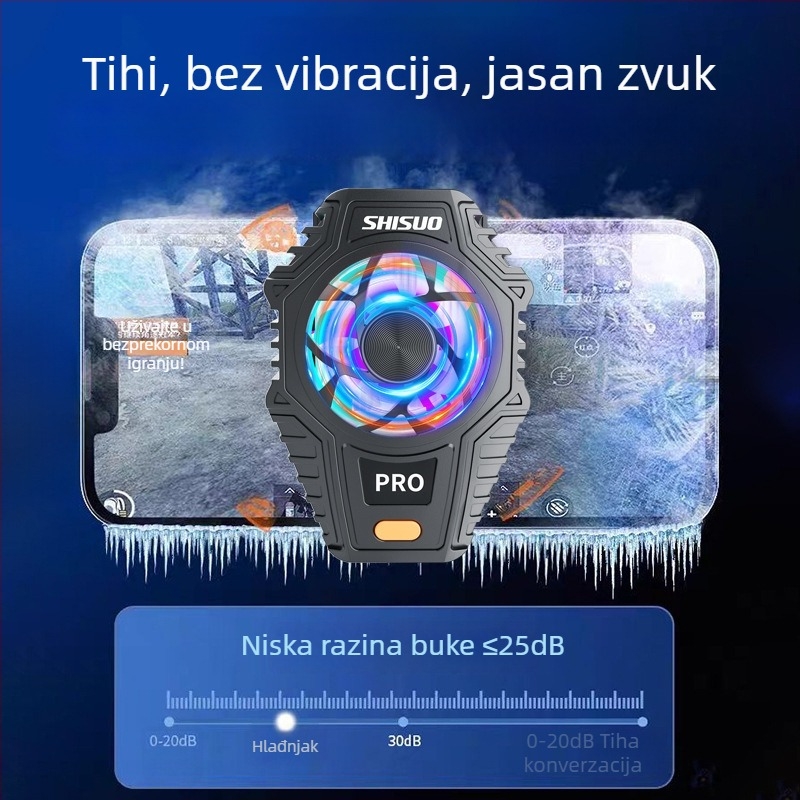 Shisuo termoelektrični stražnji klips hlađenje za mobilne telefone i tablete — Model X1-pro