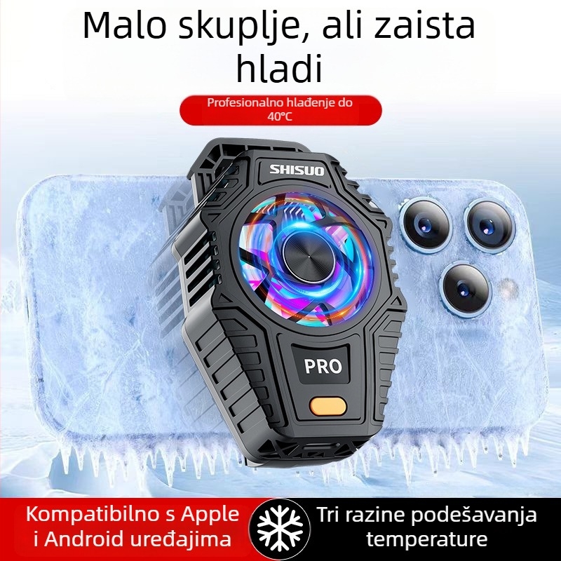 Shisuo termoelektrični stražnji klips hlađenje za mobilne telefone i tablete — Model X1-pro