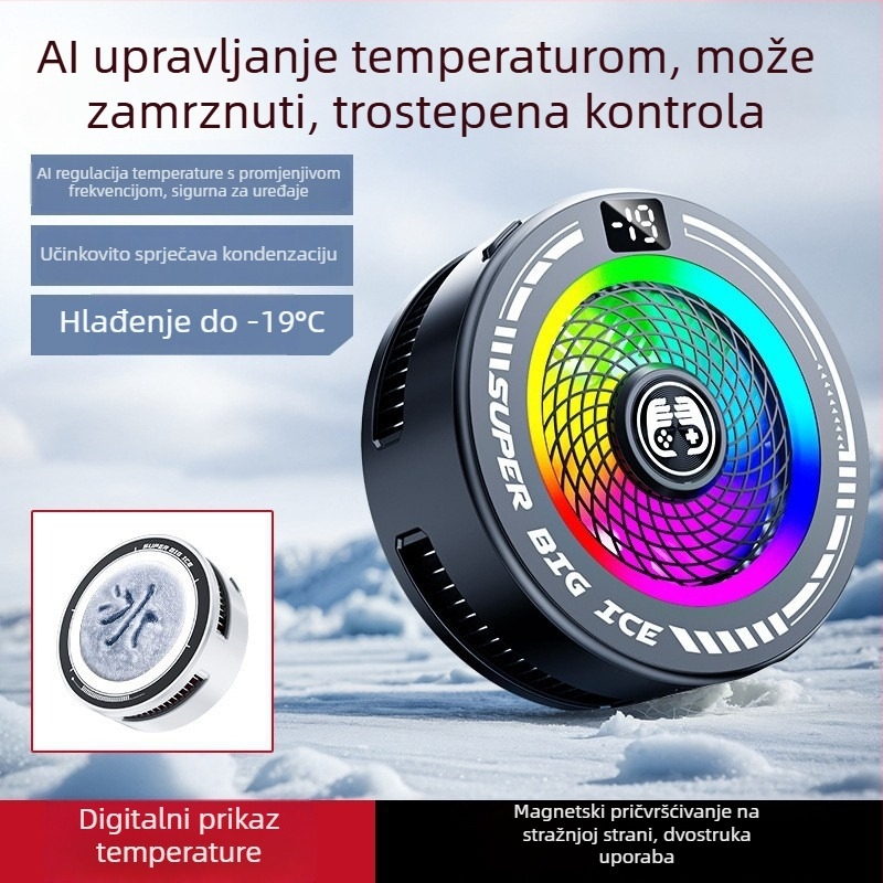 FS22 hladnjak za mobitel — 15W, Type-C, ABS+ aluminijska legura, 77,5 g