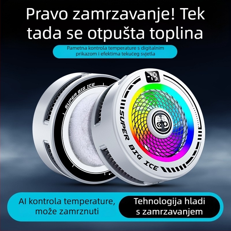 FS22 hladnjak za mobitel — 15W, Type-C, ABS+ aluminijska legura, 77,5 g