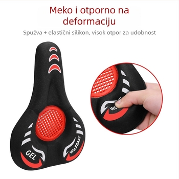 Navlaka za sjedalo bicikla – mekani silikon i pjena, AZT-05, za brdske bicikle
