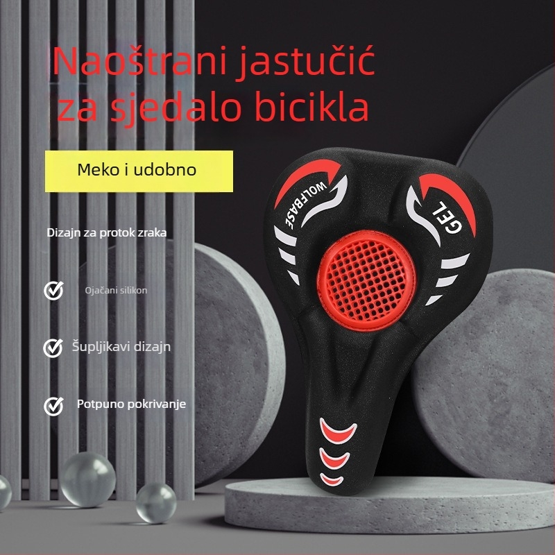 Navlaka za sjedalo bicikla – mekani silikon i pjena, AZT-05, za brdske bicikle