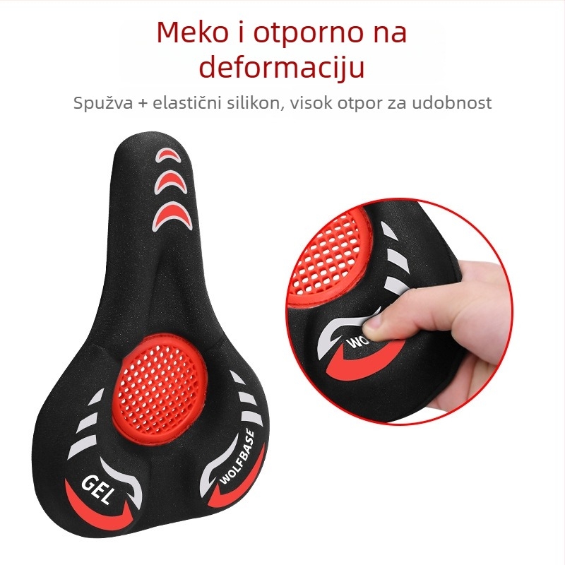 Navlaka za sjedalo bicikla – mekani silikon i pjena, AZT-05, za brdske bicikle