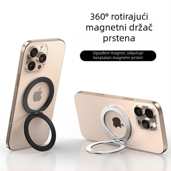 Magnetni držač za telefon s prstenom, sklopivi, teleskop, 360° rotacija