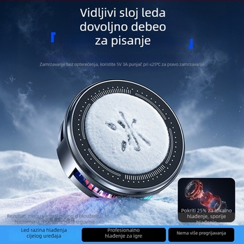 H8 hladnjak za mobitel — 15W, Type-C sučelje, ABS+ magnet materijal, poluvodičko i vodeno hlađenje