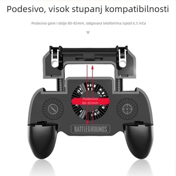 Bežični gamepad s legiranim tijelom za iPhone i Android telefone, 210 g