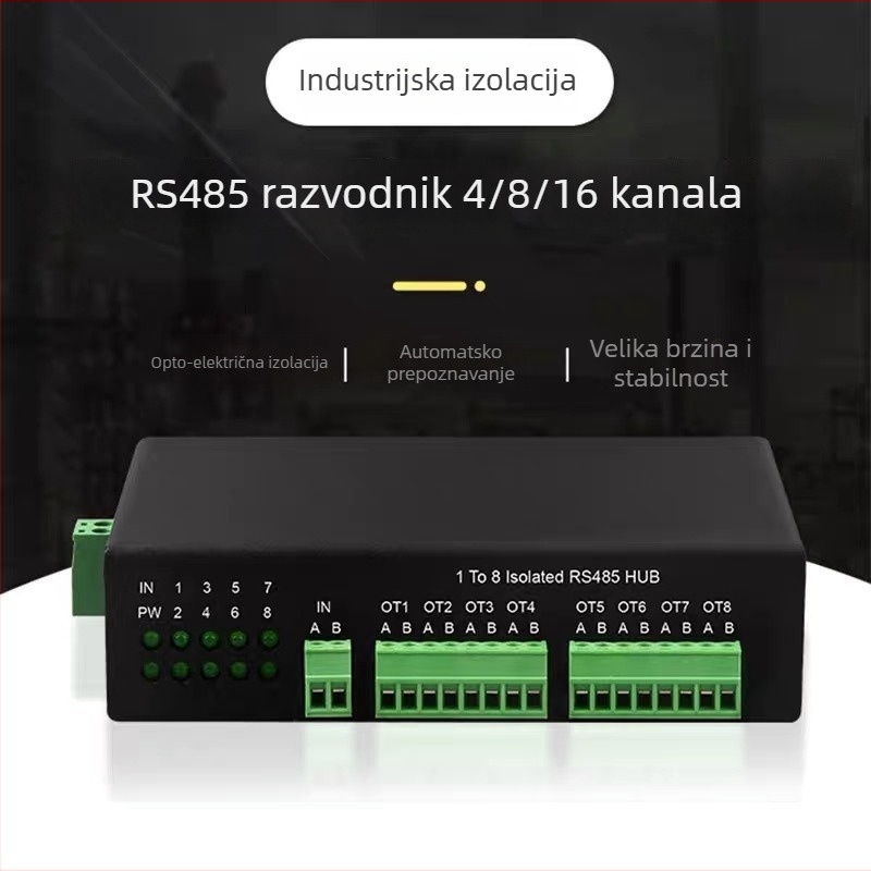 RS485 hub, industrijski izoliran, Lan haote TXI178