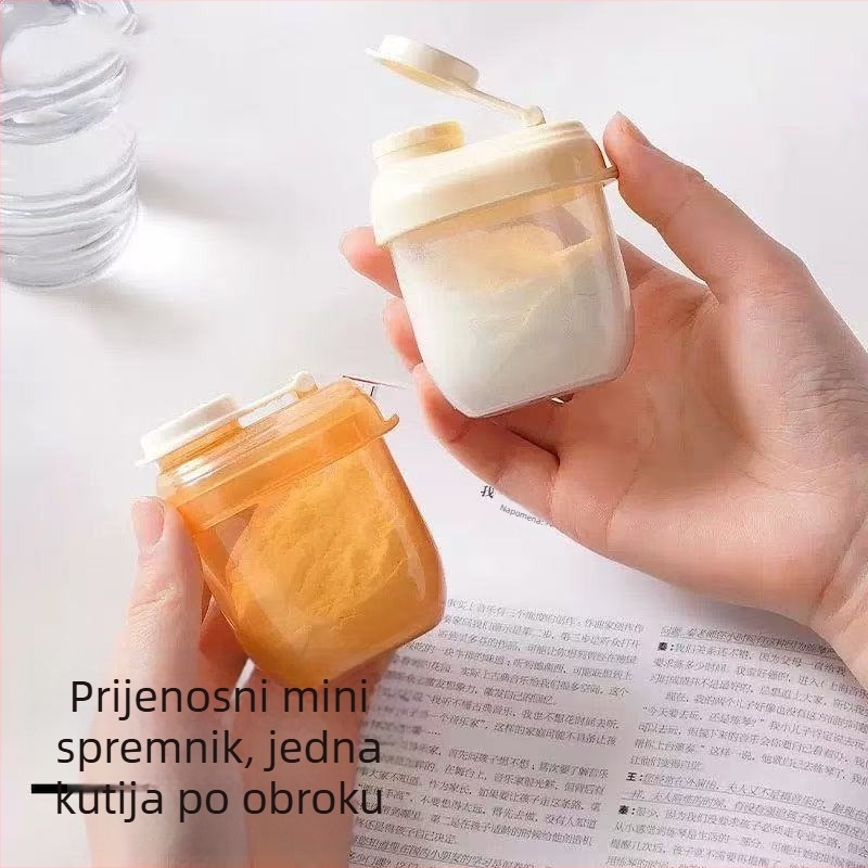 Dijin prijenosna podijeljena kutija mlijeka u prahu za jednu porciju, otporna na vlagu, za bebe 0–1 godina
