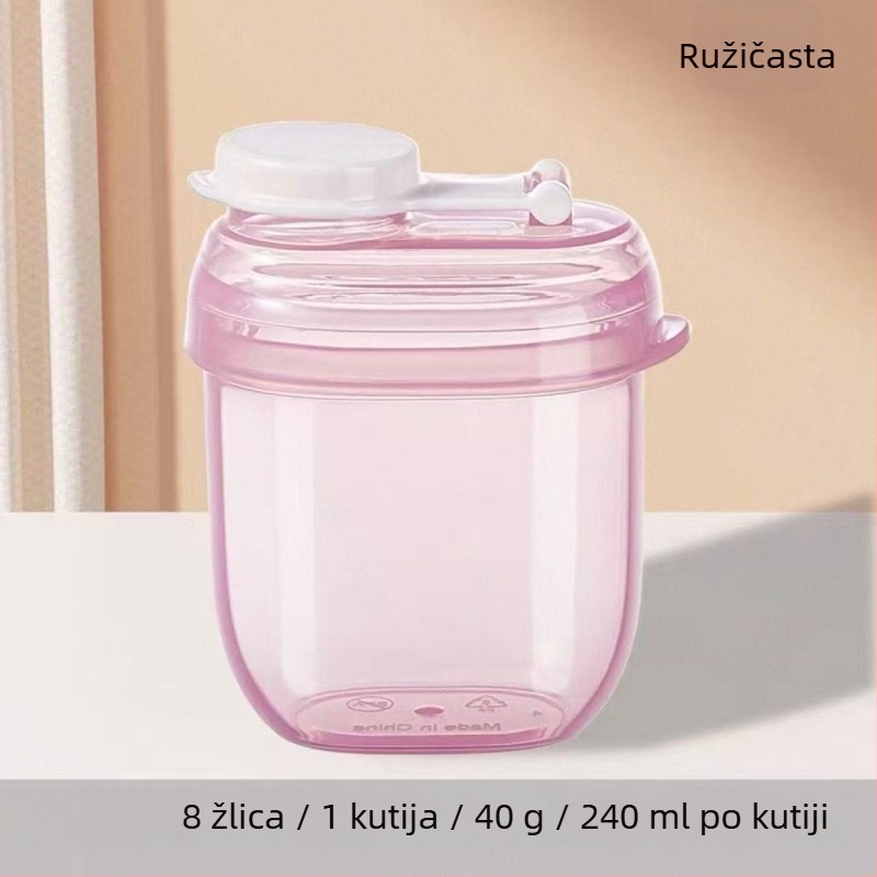 Dijin prijenosna podijeljena kutija mlijeka u prahu za jednu porciju, otporna na vlagu, za bebe 0–1 godina