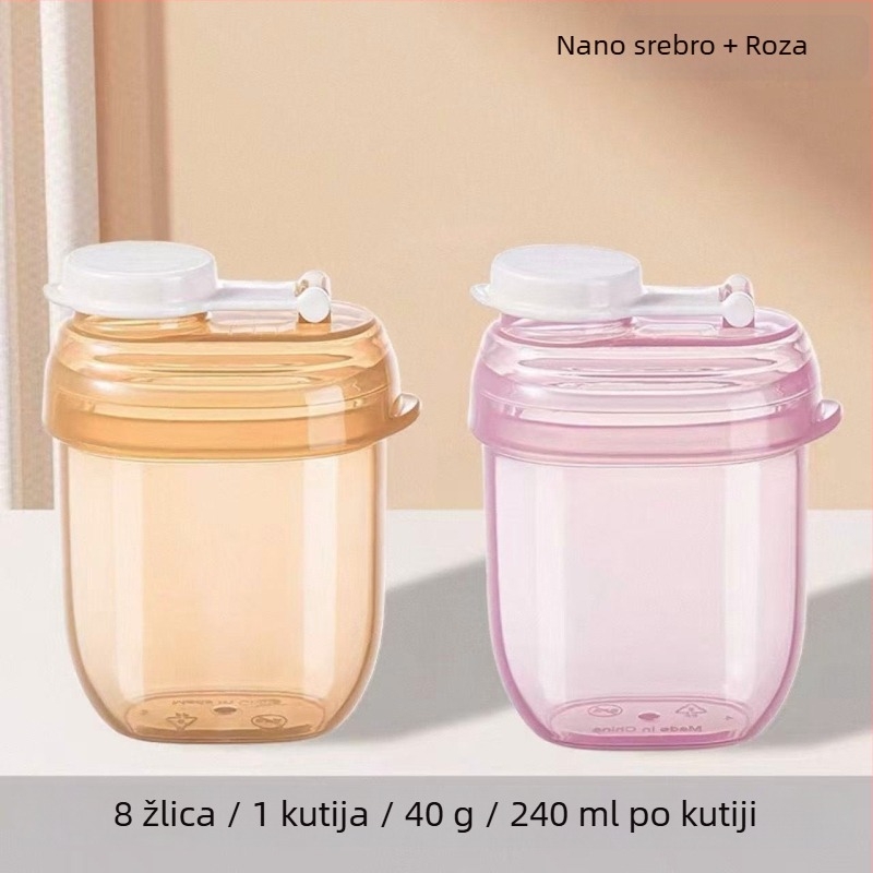 Dijin prijenosna podijeljena kutija mlijeka u prahu za jednu porciju, otporna na vlagu, za bebe 0–1 godina