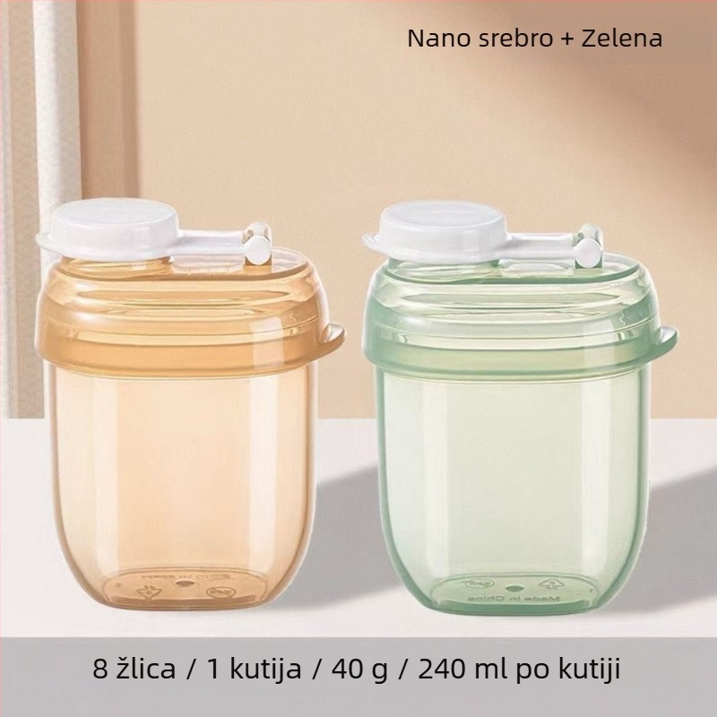 Dijin prijenosna podijeljena kutija mlijeka u prahu za jednu porciju, otporna na vlagu, za bebe 0–1 godina