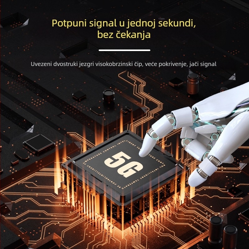 Quad-Band pojačivač signala za mobilni telefon (900–2600 MHz) – pokrivenost 300–1000 m², potpuna mrežna kompatibilnost