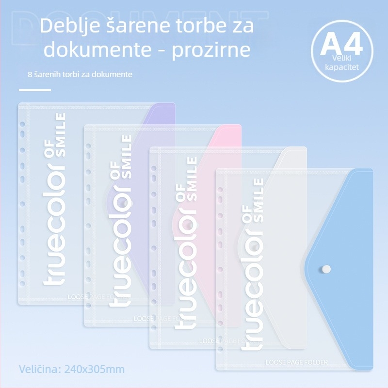 Dosje za dokumente (Binder) – Truecolor informacijski dosje, plastična konstrukcija, ispis logotipa nije moguć