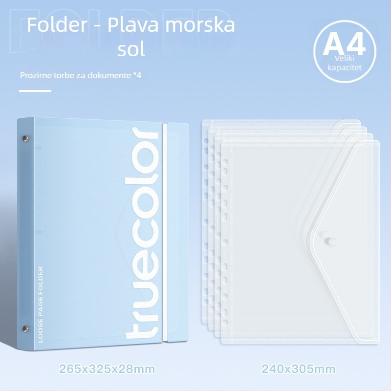 Dosje za dokumente (Binder) – Truecolor informacijski dosje, plastična konstrukcija, ispis logotipa nije moguć