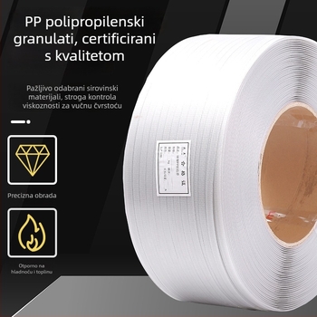 Prozirna PP traka za pakiranje za logistiku i kućanske aparate | za automatske i poluautomatatske strojeve | nosivost 100 kg