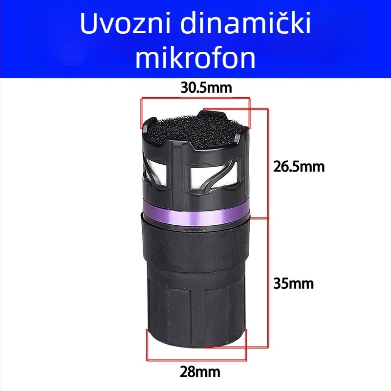 Audio dodaci - Whale sound Jy-41512 dinamična mikrofonska glava, protiv-feedback, visoka osjetljivost, šifra 125646165