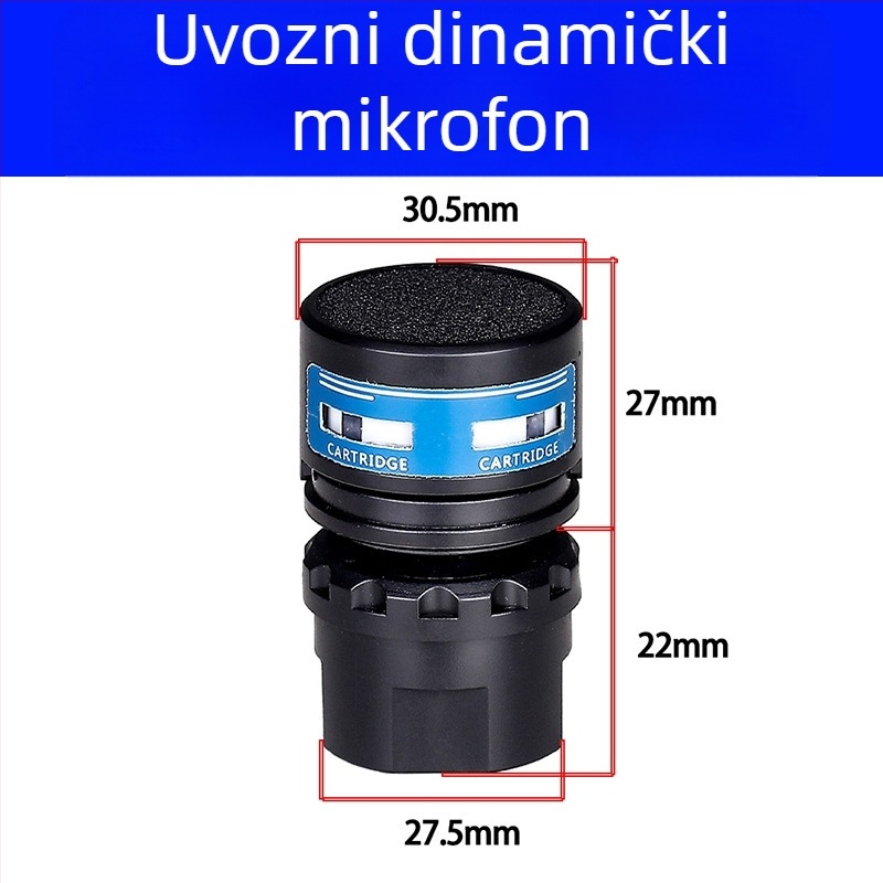 Audio dodaci - Whale sound Jy-41512 dinamična mikrofonska glava, protiv-feedback, visoka osjetljivost, šifra 125646165