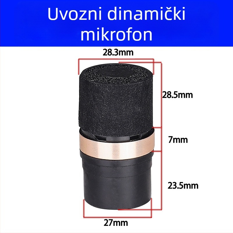 Audio dodaci - Whale sound Jy-41512 dinamična mikrofonska glava, protiv-feedback, visoka osjetljivost, šifra 125646165