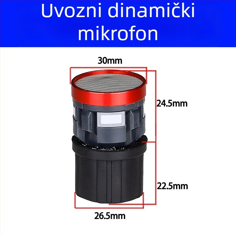 Audio dodaci - Whale sound Jy-41512 dinamična mikrofonska glava, protiv-feedback, visoka osjetljivost, šifra 125646165