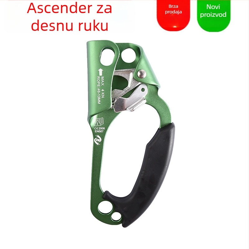 Yaochuang Ručni podizač za penjanje – ambidextran uređaj za vanjsko penjanje, planinarenje i penjanje po ledu