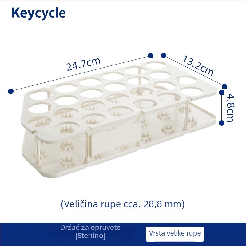 Kakashi PP plastične zatvorene laboratorijske epruvete – prehrambene kvalitete – za zrna kave, mlijeko u prahu i tablete