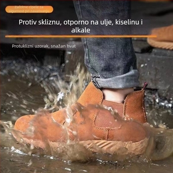 Zavarivačke sigurnosne cipele (s čeličnim prstom, otporne na udarce i probijanje, protuklizne, otporne na toplinu)
