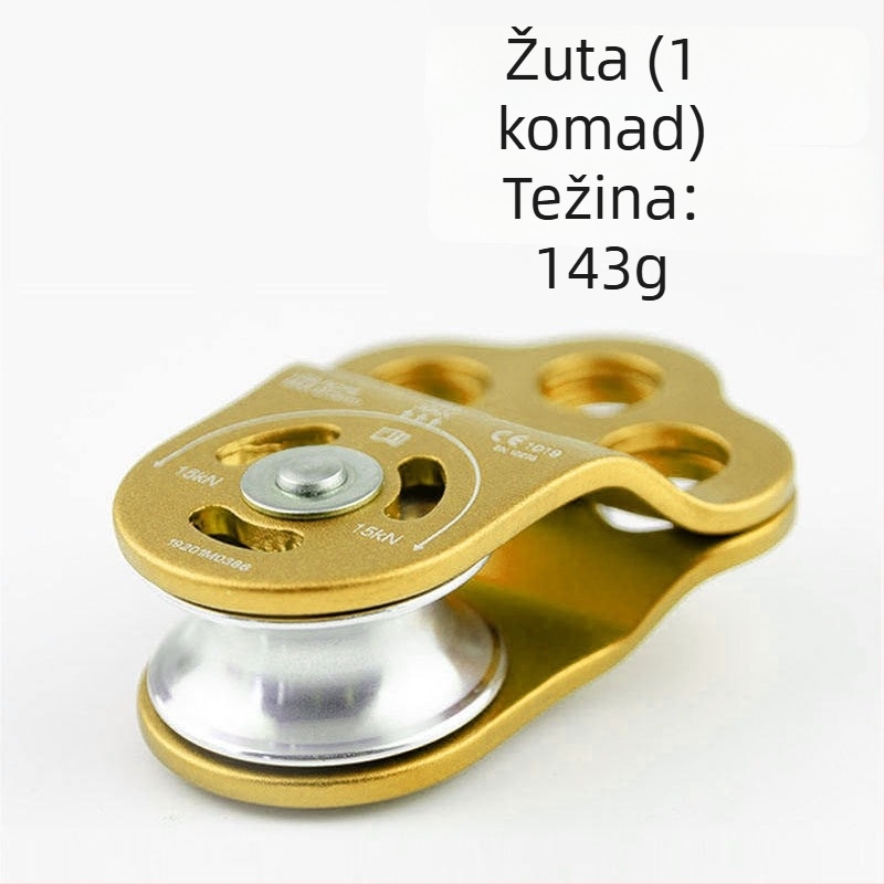 Jednostruka kotačica za penjanje — 7075 aluminijska legura, ležaj; 100 komada u kutiji