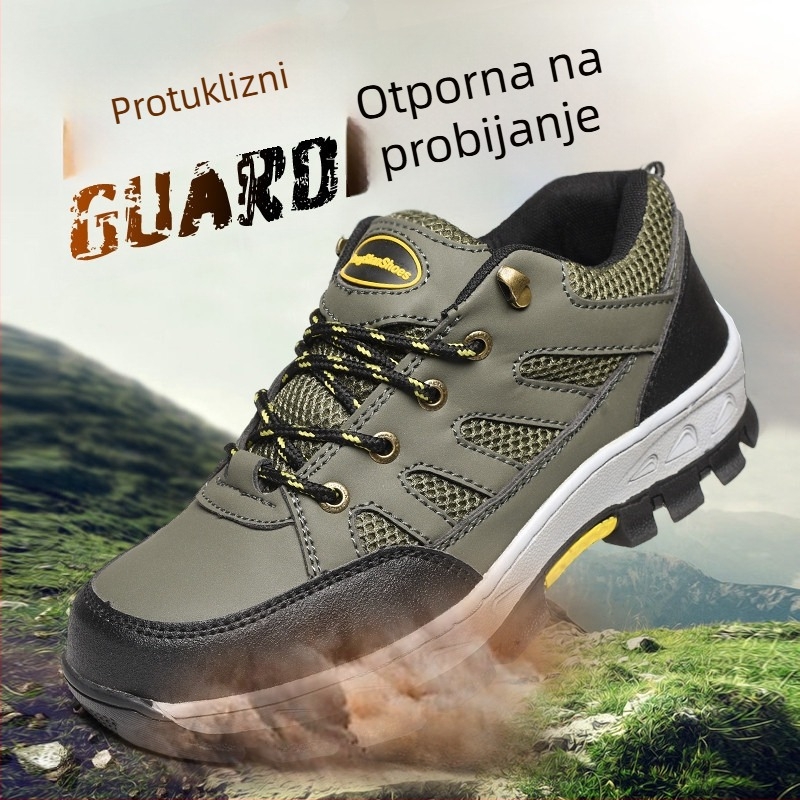 Radne cipele otporne na probijanje, model 8189, niski gornji dio, prozračni tekstilni materijal