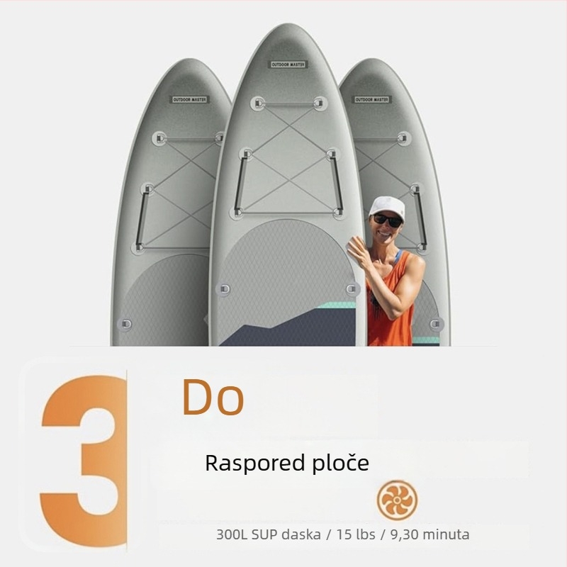 Električna pumpa za SUP s dvostupanjskim inteligentnim napuhivanjem, dvostruki cilindar, 72V, 120W, digitalni zaslon