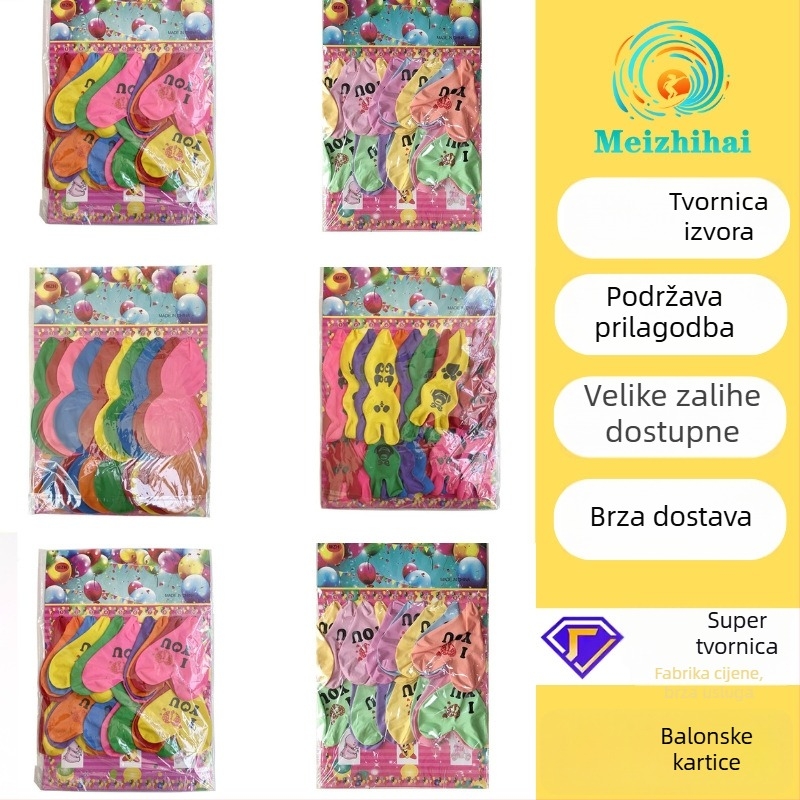 Balon s oblikom crtane životinje – lateks, balon za igru, marka meizhihai