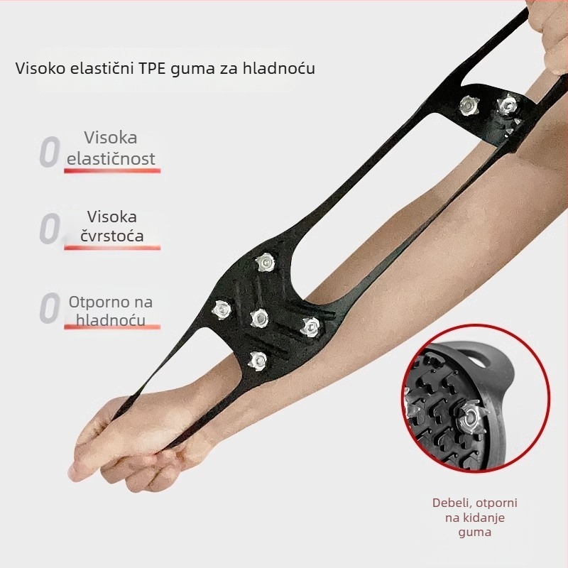 Blue Fall Fu čelični kramponi za obuće, s osam zubi, za zimu