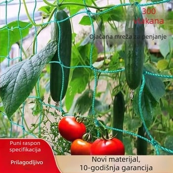 Plastična mreža za penjače biljke – tip: mreža za penjače; Značka: Yuduohuan; Pogodno za vrt, balkon, uzgoj; podržava lozu, dinje, grah i druge penjače