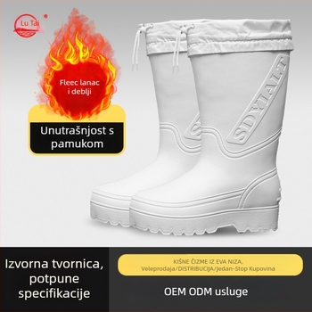 Zimske kišne čizme s EVA gornjim dijelom i đonom, visokim ševom, pamuk podstavom, jednovrstanom đonom, protuklizne