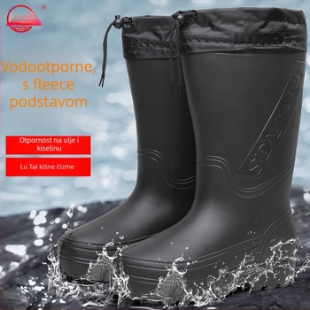 Zimske kišne čizme s EVA gornjim dijelom i đonom, visokim ševom, pamuk podstavom, jednovrstanom đonom, protuklizne
