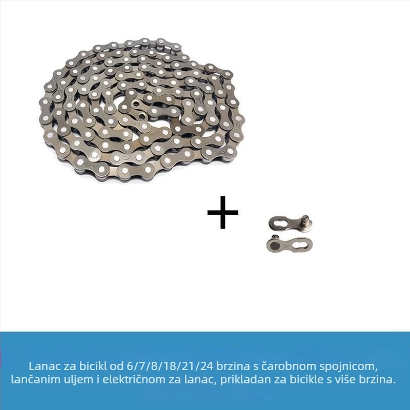 Dječji lanac za bicikl za planinske, sklopive i univerzalne potrebe — pogonski lanac