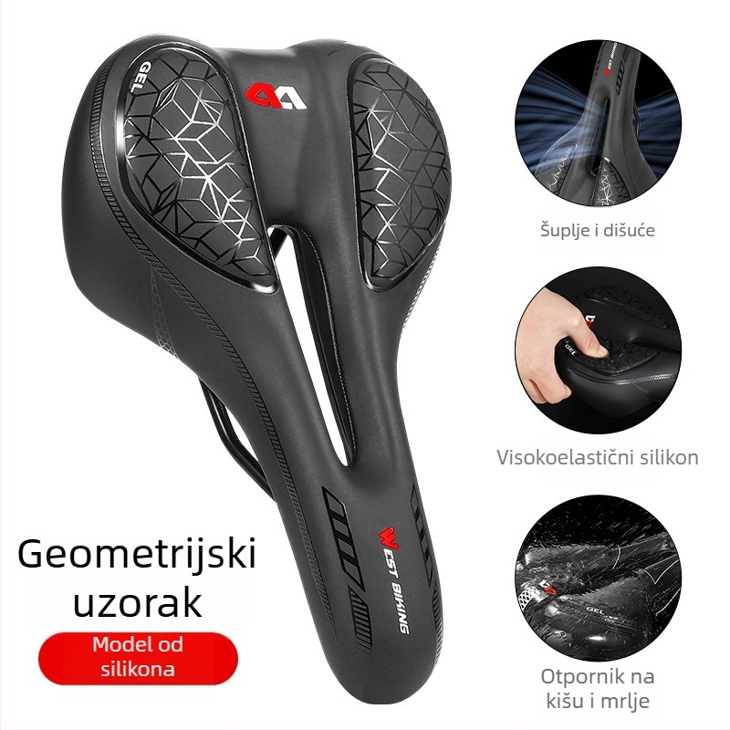 Sjedalo za bicikl od silikona/PU pjene, model YP0801128-129, West Rider