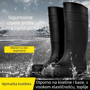 Gumene radne čizme za kišu – vodootporne, otporne na udarce