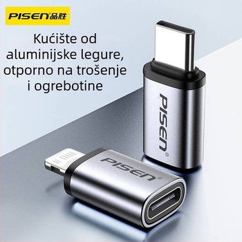 Adapter Pisen HB02 za Apple — Kompatibilno s Apple; Model HB02; Brend: Pisen; Privatna oznaka: Ne