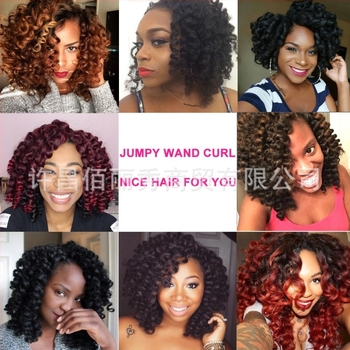 Perika s gradientnom bojom dredova, potpuno ručno tkanа, korejski stil, domaće svila