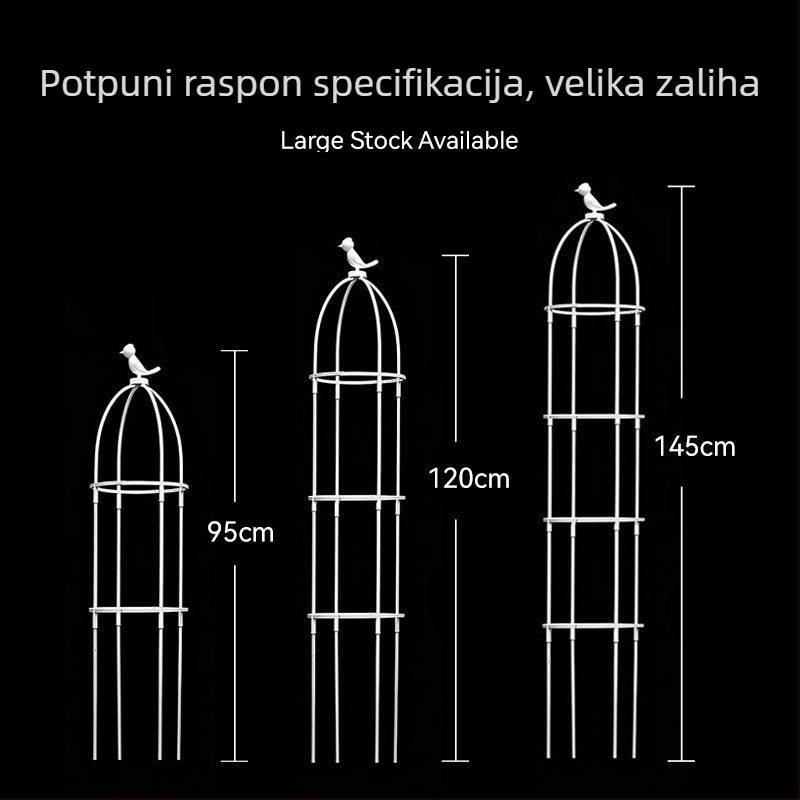 Okvir za penjanje biljaka, PE plastika, marka Su Plastic, podrška biljkama