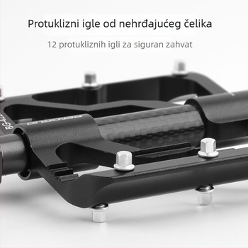 WOTI Bg-4223 Pedale s tri ležaje, karbonska cijev, za cestovne i planinske bicikle, tijelo od aluminijske legure