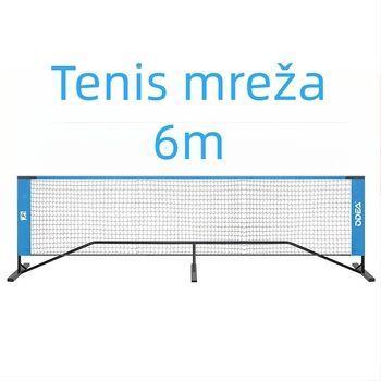 Dječja prijenosna standardna tenis mreža s okvirom, sklopiva za vanjsku obuku — Odea/Oudier, polipropilen, proizvodni kod 008, tenis