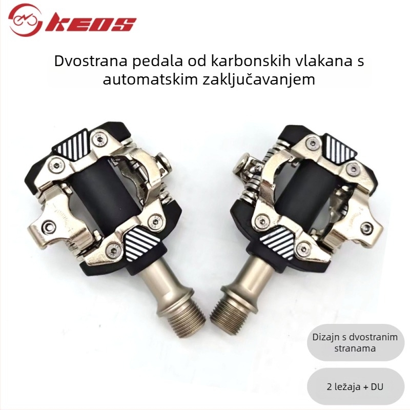 KEOS M8100/M8020 Planinski SPD pedale sa samozaključivanjem, ultra lagane, DU ležajevi